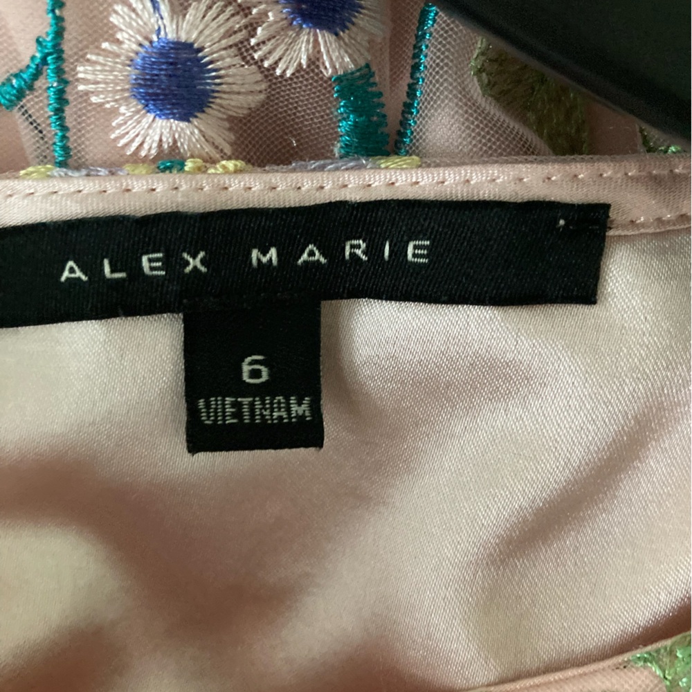 Alex Marie Multicolor Floral Midi Dress - Picture 6 of 6
